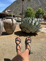 Sandalia Pompeya Negro