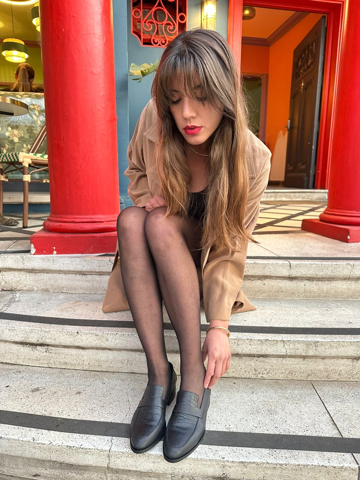 Mocasín Diana Negro